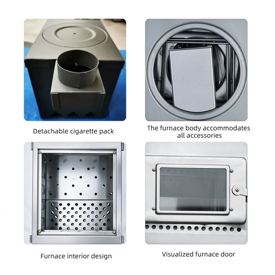 Wood Burning Sauna Stove, 304 Stainless Steel (ACHL00-X) — detail 10