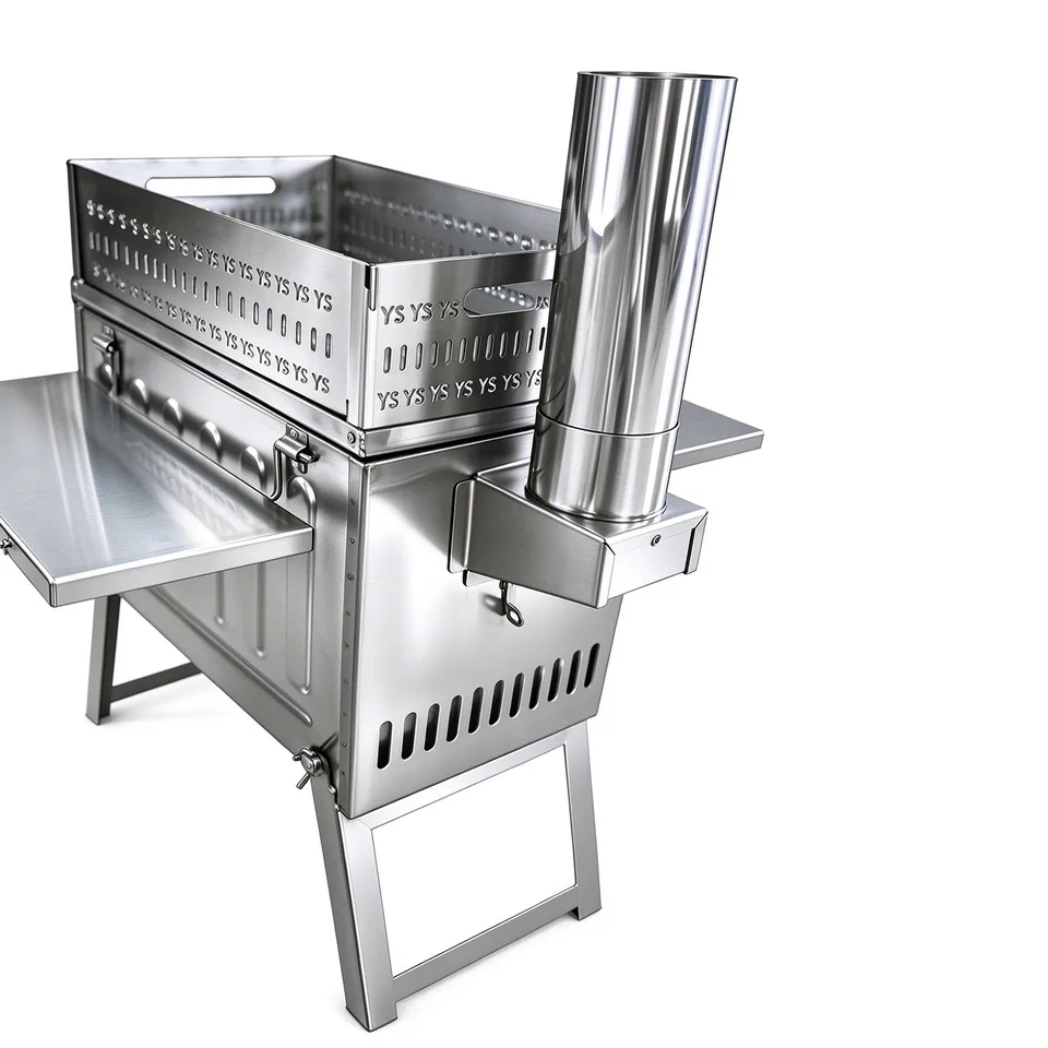 Wood Burning Sauna Stove, 304 Stainless Steel (ACHL00-X) — detail 3