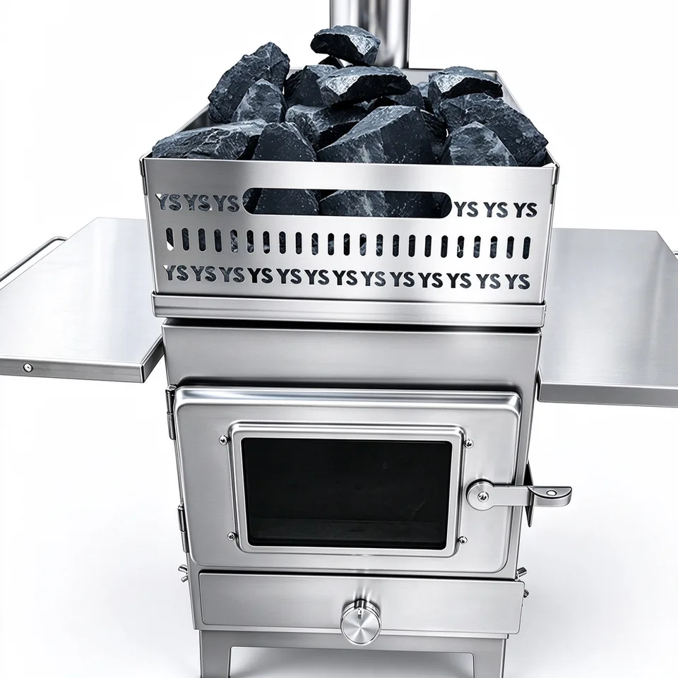Wood Burning Sauna Stove, 304 Stainless Steel (ACHL00-X) thumbnail 5