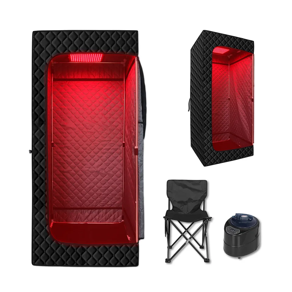 Quadrilateral Red Light Folding Sauna Room (1 Person) — detail 2