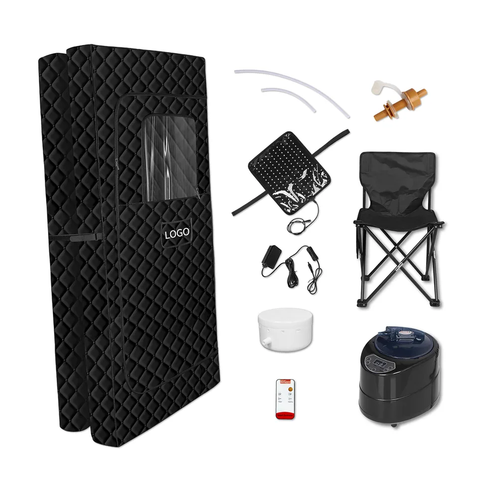 Quadrilateral Red Light Folding Sauna Room (1 Person) — detail 3