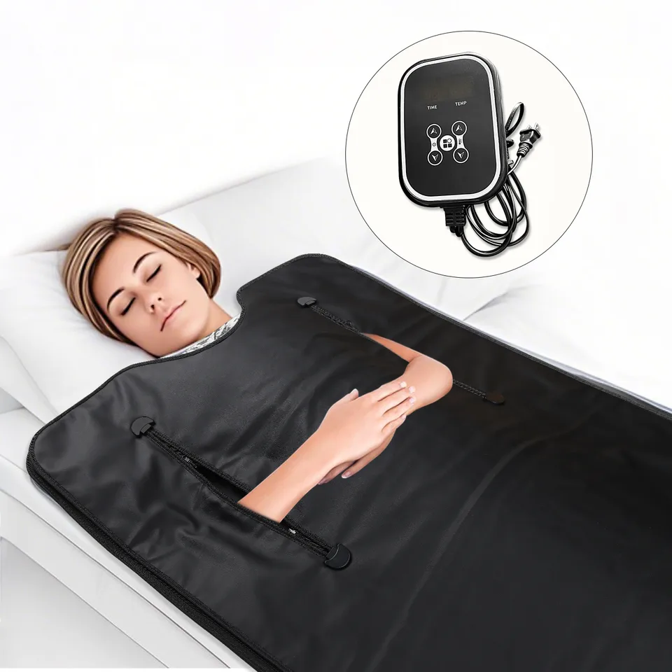 PU Infrared Sauna Blanket with Touch Controller (1/2/4 Zone) thumbnail 2