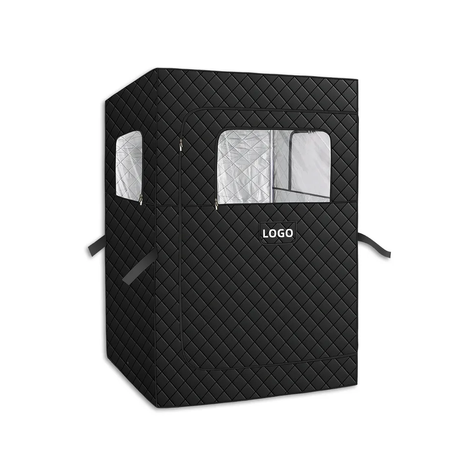 Foldable Steam Sauna Box (2 Person, Twin Steamer) — detail 1
