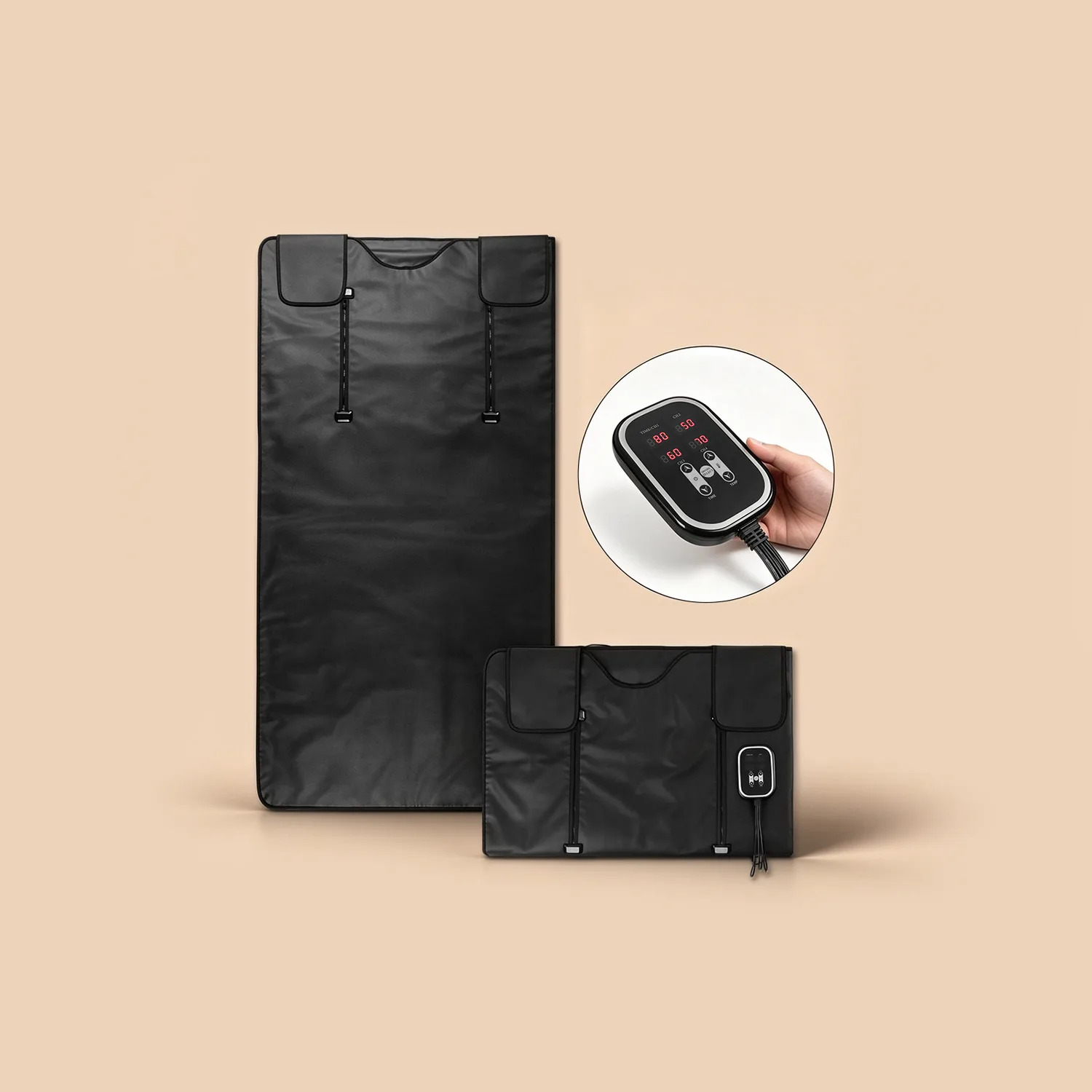 Infrared Sauna Blanket, 4-Zone PU Premium