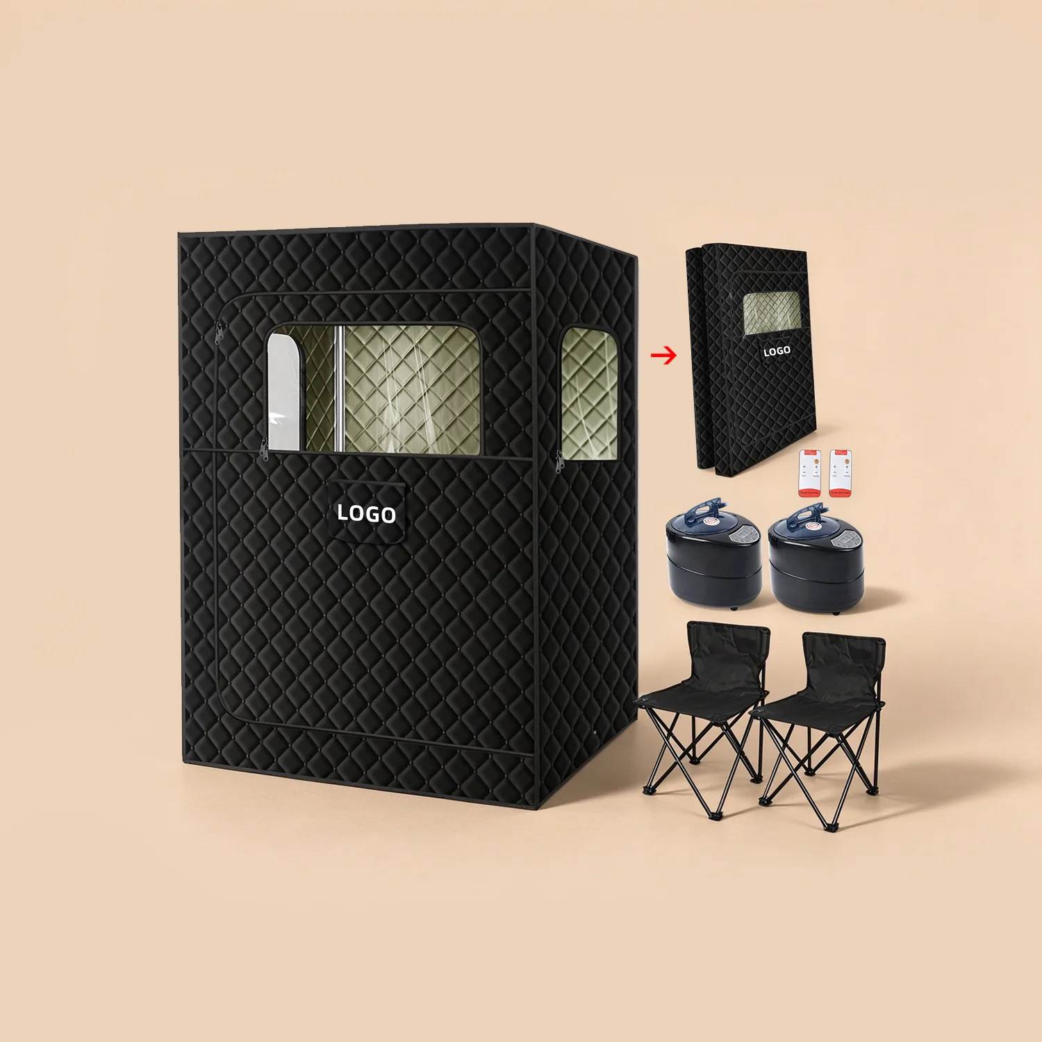 Foldable Steam Sauna Box (2 Person)