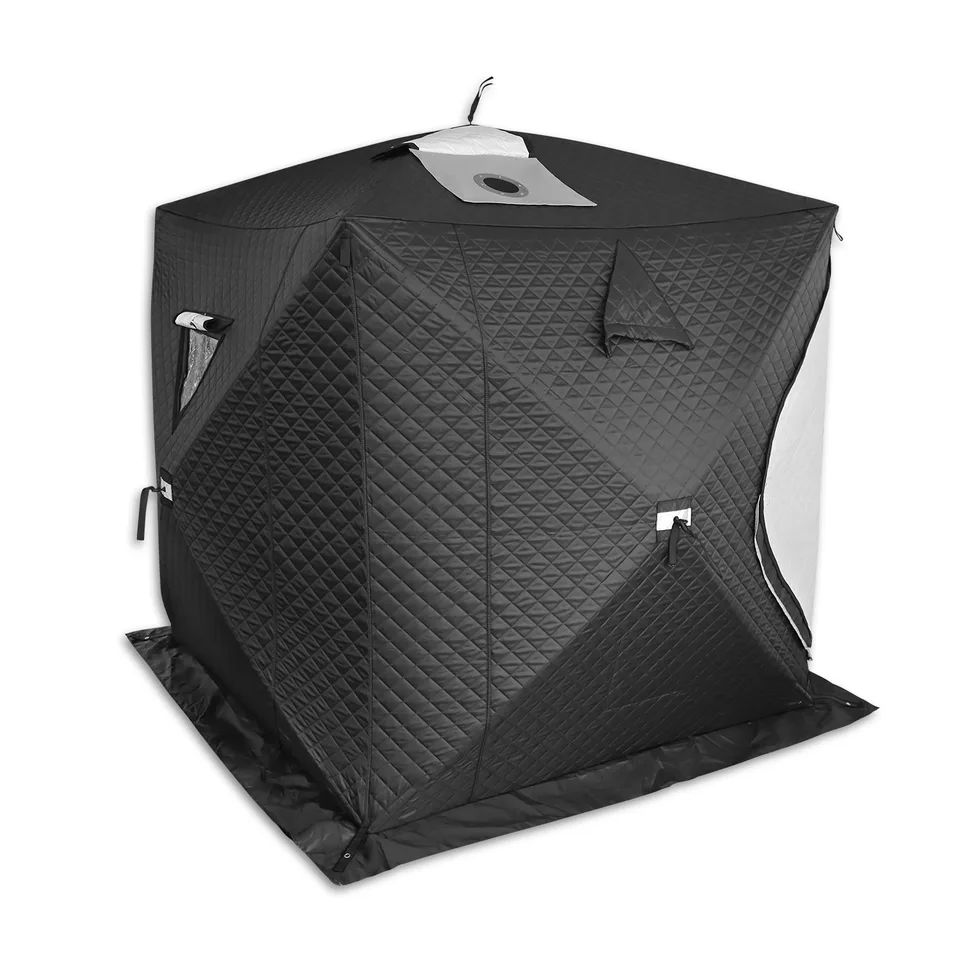 Outdoor Sauna Tent 180 × 180 × 210 cm with Stove Pipe Port (3-4 Person) thumbnail 2