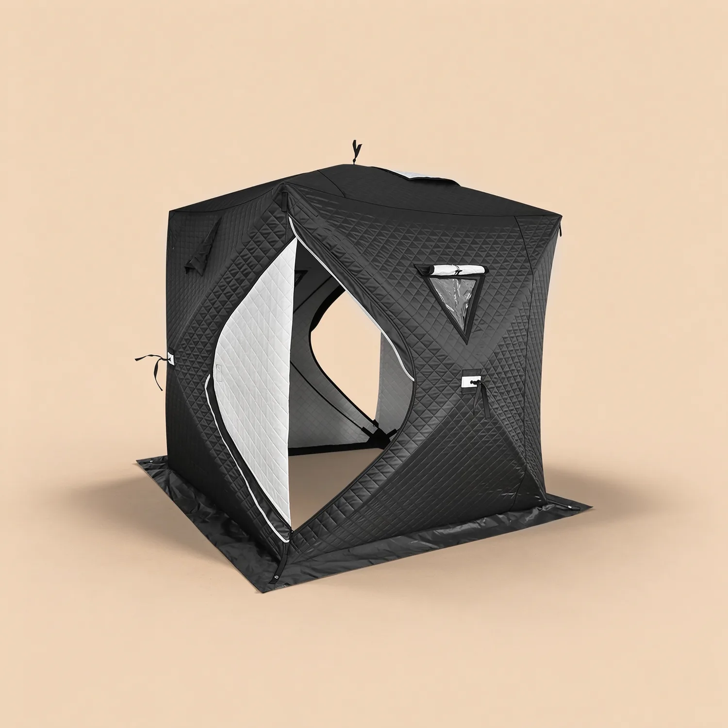 Outdoor Sauna Tent 180 × 180 × 210 cm with Stove Pipe Port (3-4 Person)