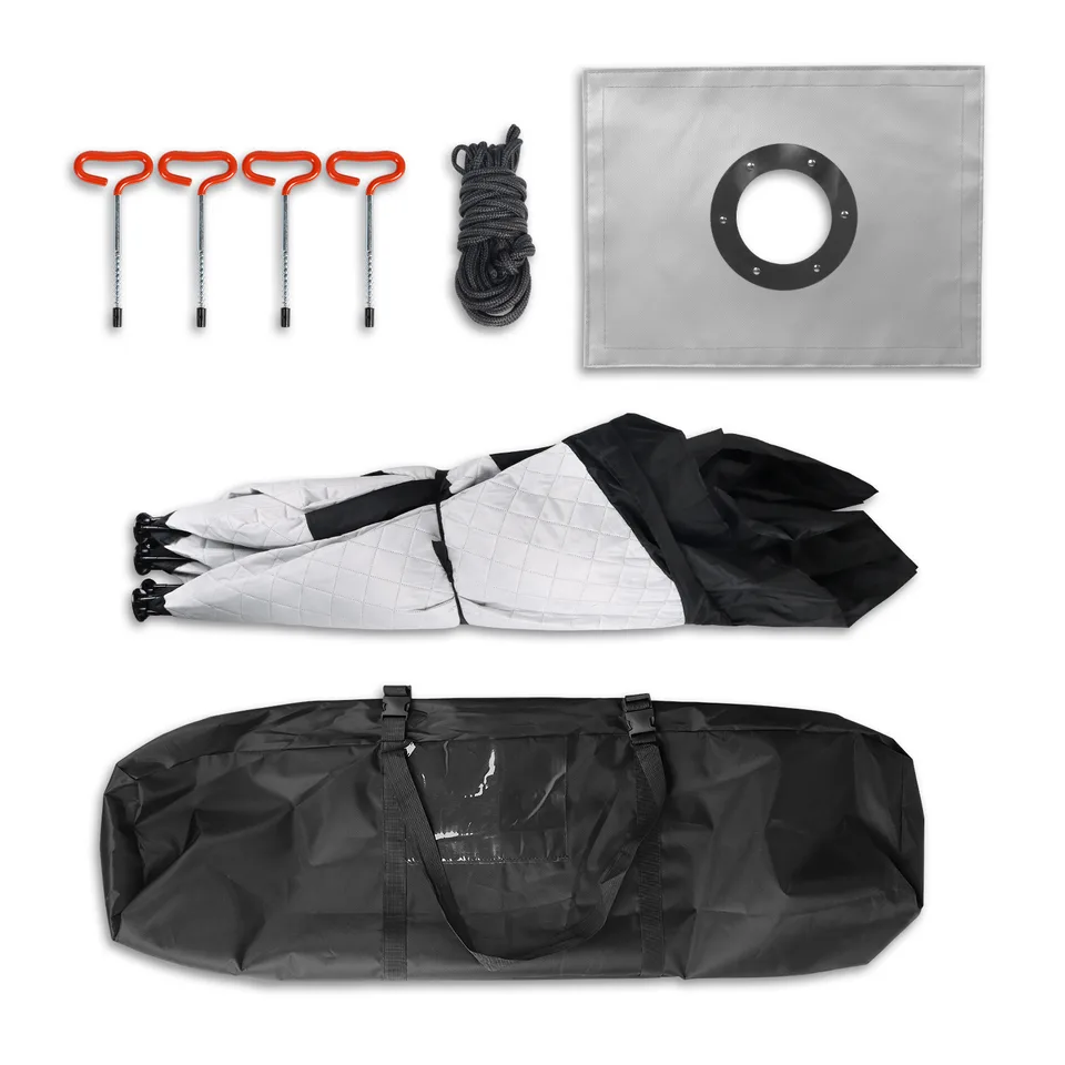 Outdoor Sauna Tent 210 × 210 × 220 cm with Stove Pipe Port (4-5 Person) — detail 6